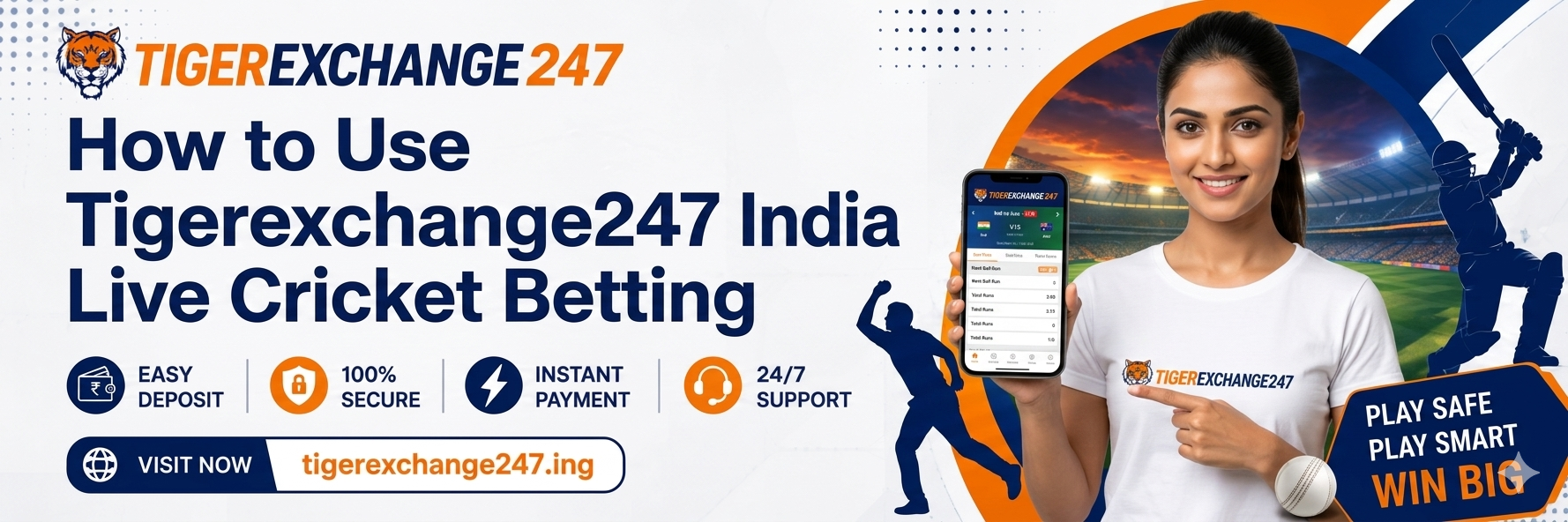 How to Use Tigerexchange247 India Live Cricket Betting