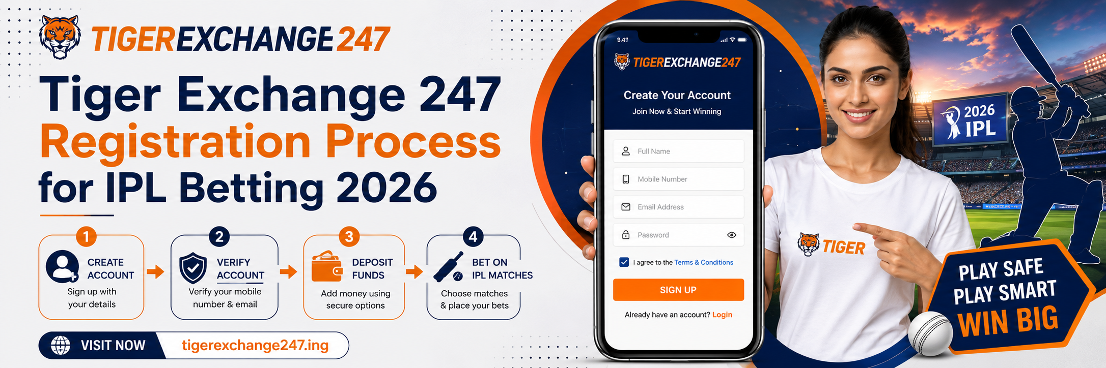 Tiger Exchange 247 Registration Process for IPL Betting 2026