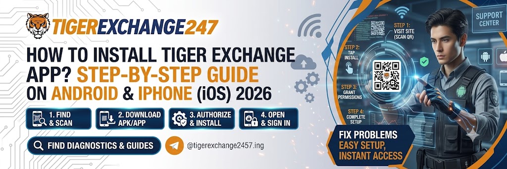 How to install the Tiger Exchange App on Android and iPhone with a step-by-step guide for 2026.